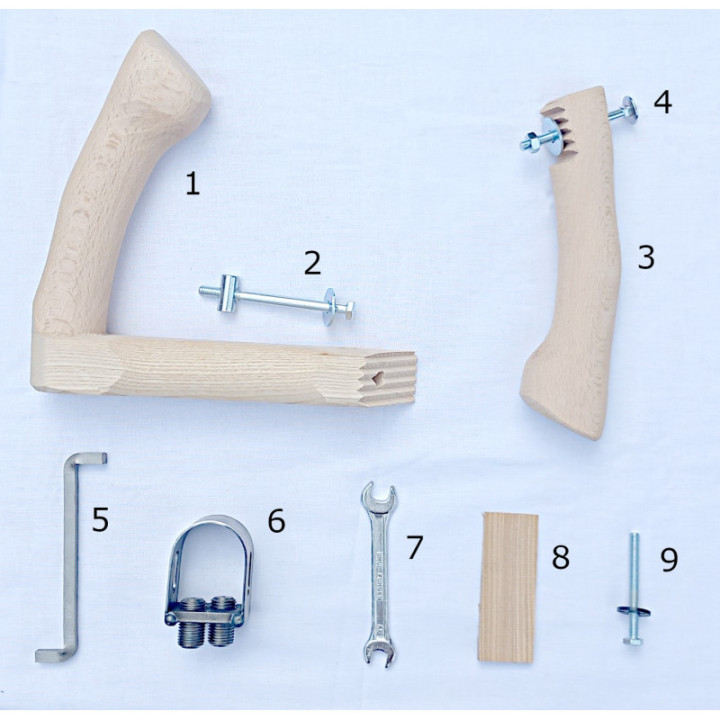 Kosisko l'avé ergonomické jaseňové nastaviteľné ViaNatura | Všetko pre kosenie (Scytheland)